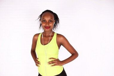 Fille après une longue marche